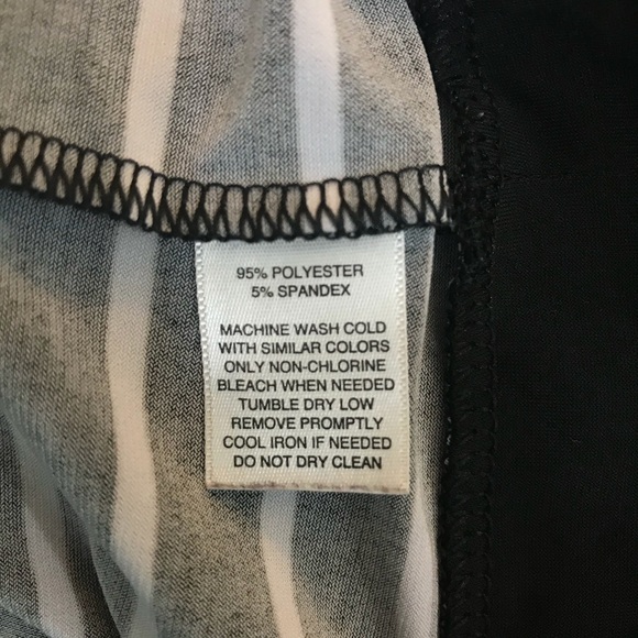 White House Black Market Tunic Top XS Stripe Mini Dress - Picture 7 of 8